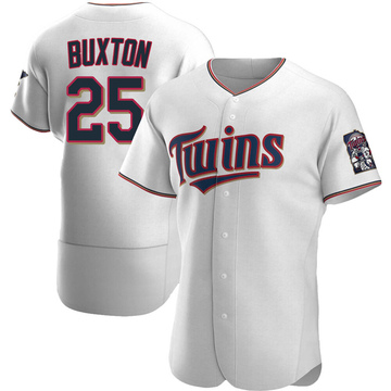 Men's Minnesota Twins Byron Buxton White Home Jersey - Authentic