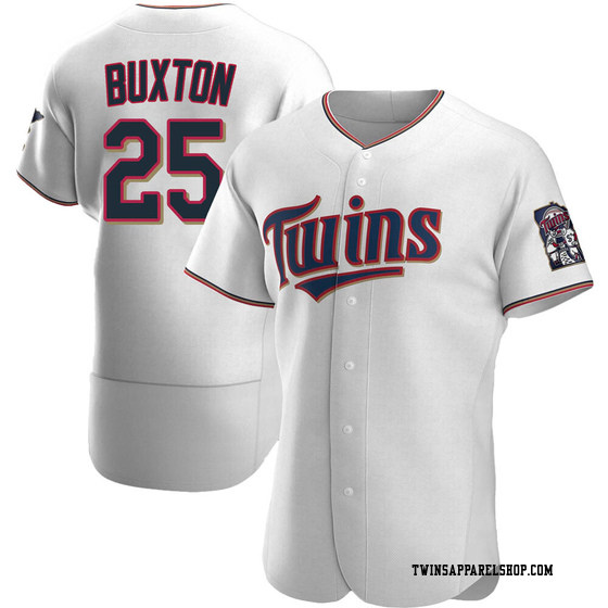 Men's Minnesota Twins Byron Buxton White Home Jersey - Authentic