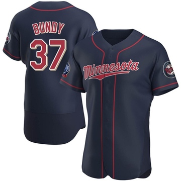 Men's Minnesota Twins Dylan Bundy Navy Alternate 60th Season Jersey - Authentic