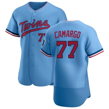 Men's Minnesota Twins Jair Camargo Light Blue Alternate Jersey - Authentic