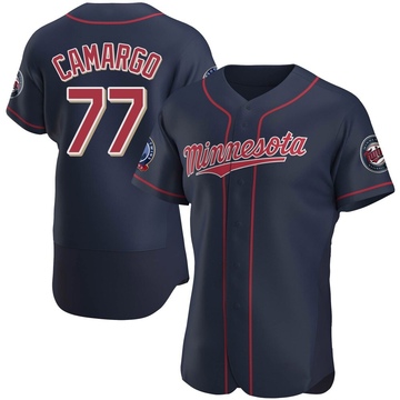 Men's Minnesota Twins Jair Camargo Navy Alternate 60th Season Jersey - Authentic