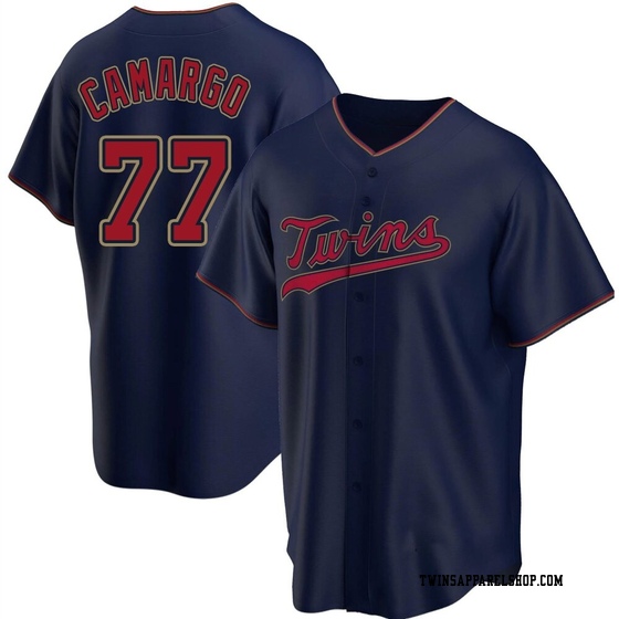Men's Minnesota Twins Jair Camargo Navy Alternate Jersey - Replica
