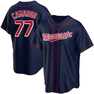 Men's Minnesota Twins Jair Camargo Navy Alternate Team Jersey - Replica
