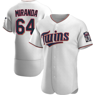 Men's Minnesota Twins Jose Miranda White Home Jersey - Authentic