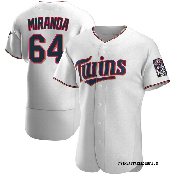 Men's Minnesota Twins Jose Miranda White Home Jersey - Authentic