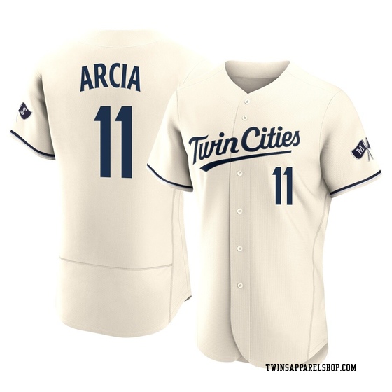 Men's Minnesota Twins Orlando Arcia Cream Alternate 2023 Jersey - Authentic