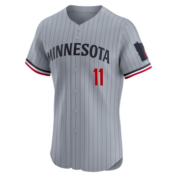 Men's Minnesota Twins Orlando Arcia Gray Road Jersey - Elite