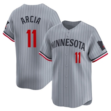 Men's Minnesota Twins Orlando Arcia Gray Road Jersey - Limited