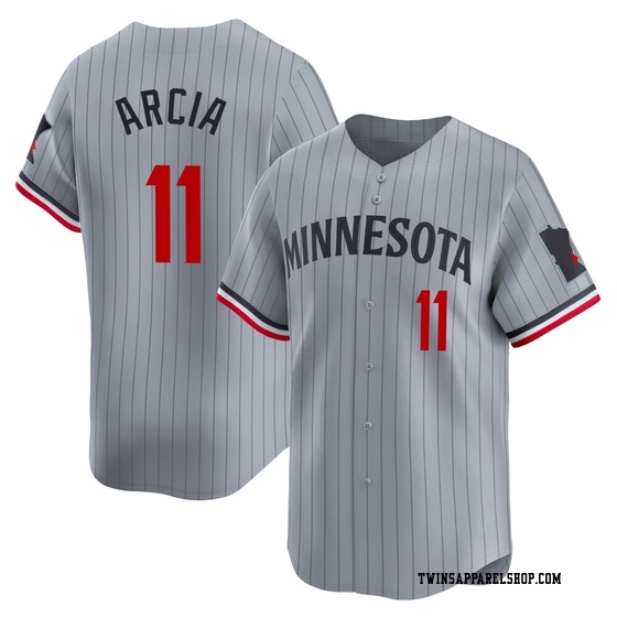 Men's Minnesota Twins Orlando Arcia Gray Road Jersey - Limited