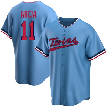 Men's Minnesota Twins Orlando Arcia Light Blue Alternate Jersey - Replica