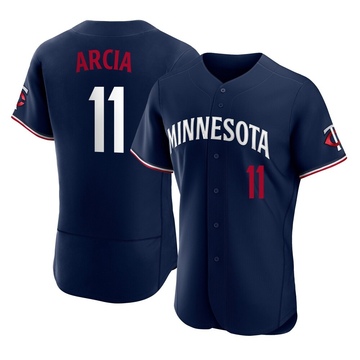 Men's Minnesota Twins Orlando Arcia Navy Alternate Jersey - Authentic