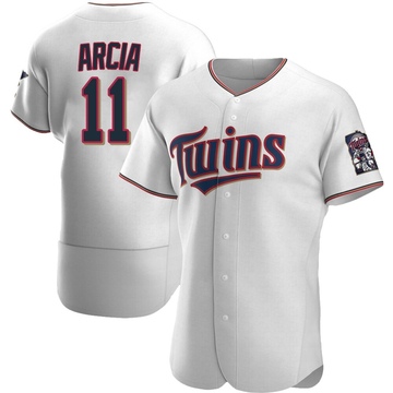 Men's Minnesota Twins Orlando Arcia White Home Jersey - Authentic