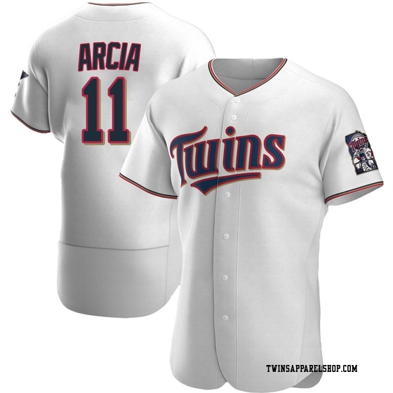Men's Minnesota Twins Orlando Arcia White Home Jersey - Authentic