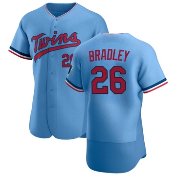 Men's Minnesota Twins Taj Bradley Light Blue Alternate Jersey - Authentic