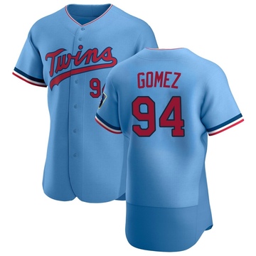 Men's Minnesota Twins Yoendrys Gomez Light Blue Alternate Jersey - Authentic
