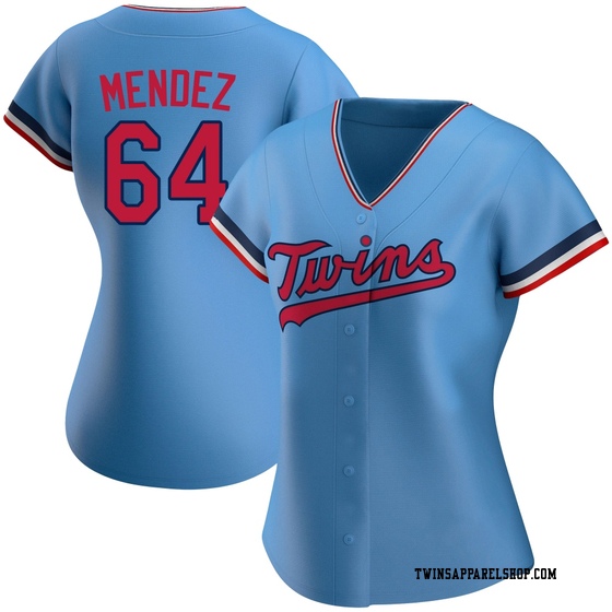 Women's Minnesota Twins Hendry Mendez Light Blue Alternate Jersey - Authentic