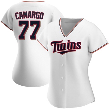 Women's Minnesota Twins Jair Camargo White Home Jersey - Authentic