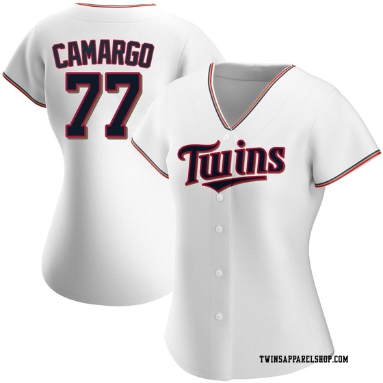 Women's Minnesota Twins Jair Camargo White Home Jersey - Authentic