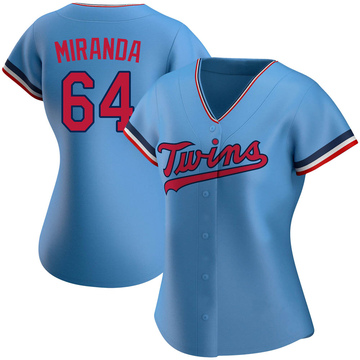 Women's Minnesota Twins Jose Miranda Light Blue Alternate Jersey - Replica