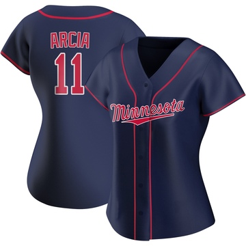 Women's Minnesota Twins Orlando Arcia Navy Alternate Team Jersey - Authentic