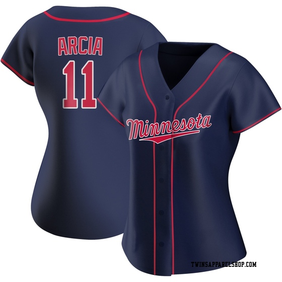 Women's Minnesota Twins Orlando Arcia Navy Alternate Team Jersey - Authentic