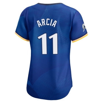 Women's Minnesota Twins Orlando Arcia Royal 2024 City Connect Jersey - Limited