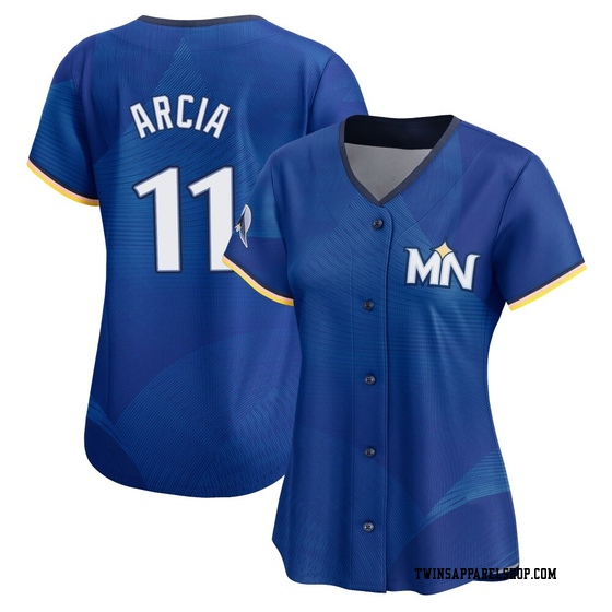 Women's Minnesota Twins Orlando Arcia Royal 2024 City Connect Jersey - Limited