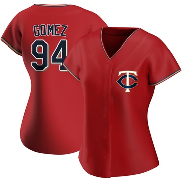 Women's Minnesota Twins Yoendrys Gomez Red Alternate Jersey - Replica