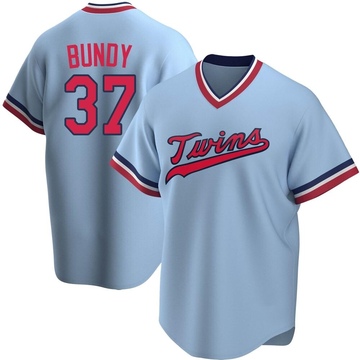 Youth Minnesota Twins Dylan Bundy Light Blue Road Cooperstown Collection Jersey - Replica