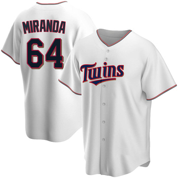 Youth Minnesota Twins Jose Miranda White Home Jersey - Replica