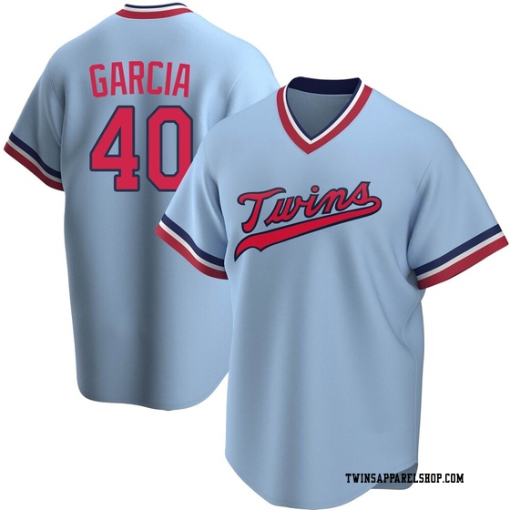 Youth Minnesota Twins Luis Garcia Light Blue Road Cooperstown Collection Jersey - Replica