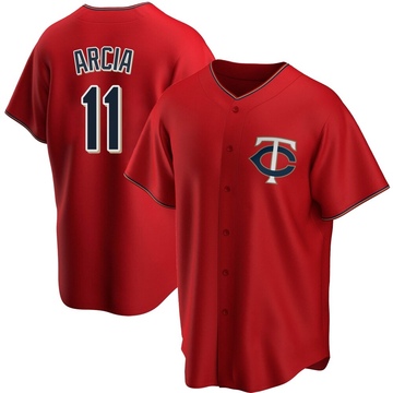 Youth Minnesota Twins Orlando Arcia Red Alternate Jersey - Replica