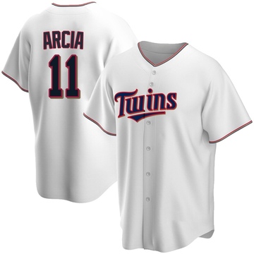 Youth Minnesota Twins Orlando Arcia White Home Jersey - Replica