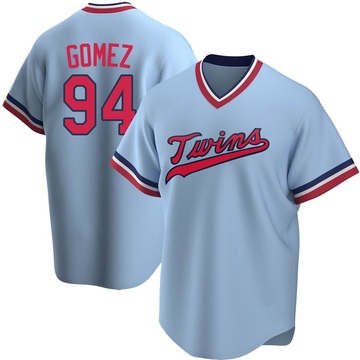 Youth Minnesota Twins Yoendrys Gomez Light Blue Road Cooperstown Collection Jersey - Replica
